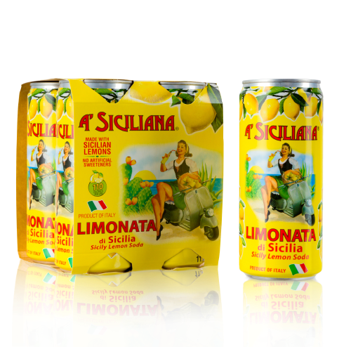 A'Siciliana Limonata Sparkling Sicilian Lemon Beverage – Partanna ...