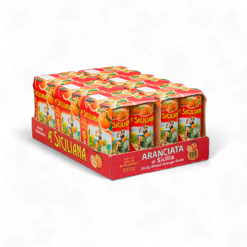 A'Siciliana Aranciata Sparkling Sicilian Blood Orange Beverage