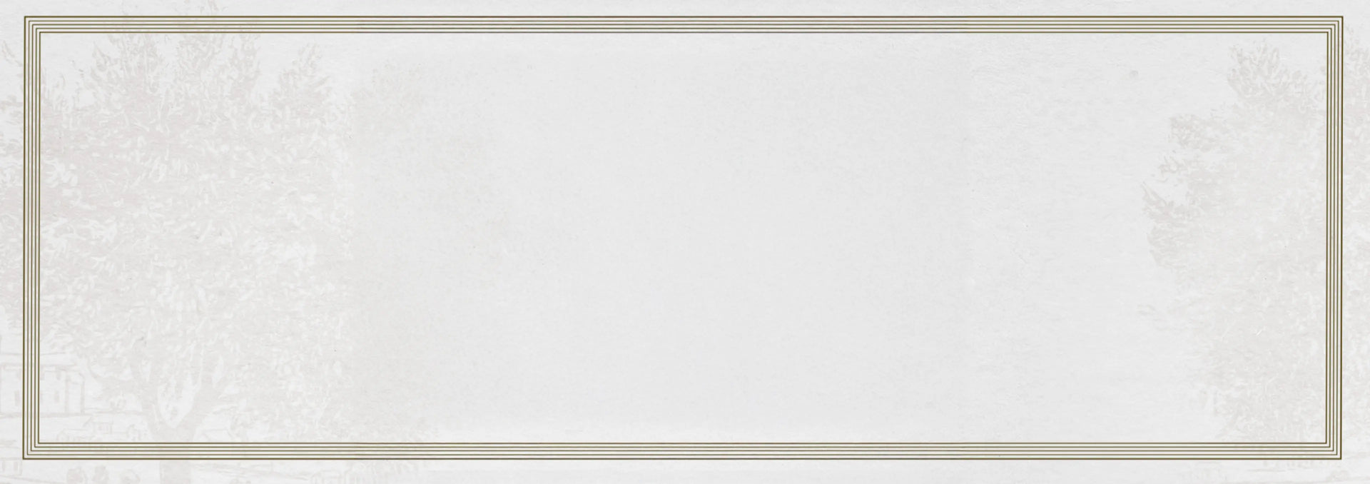 White rectangular tile with a silver border