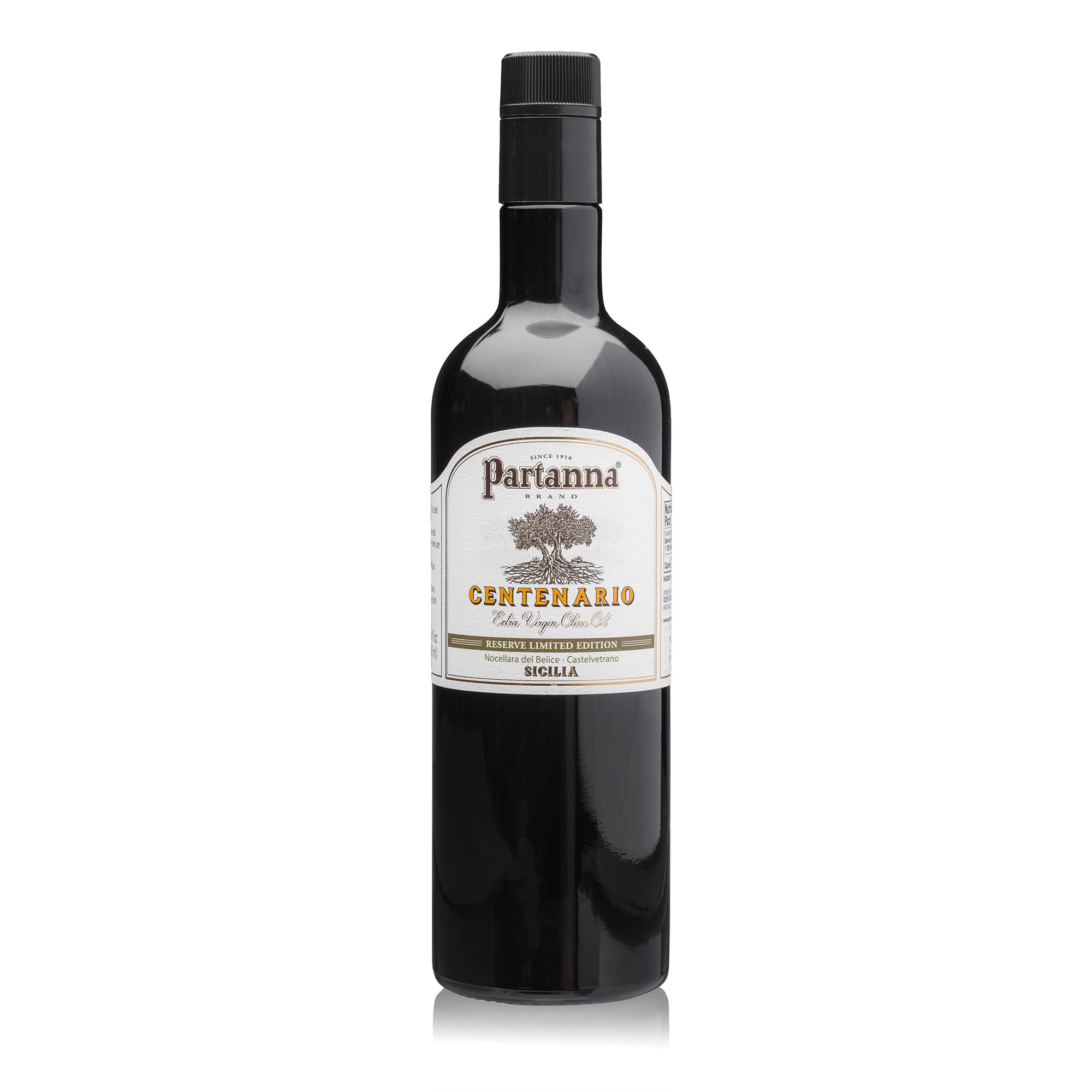 Bottle of Parlianna Centenario wine on a white background