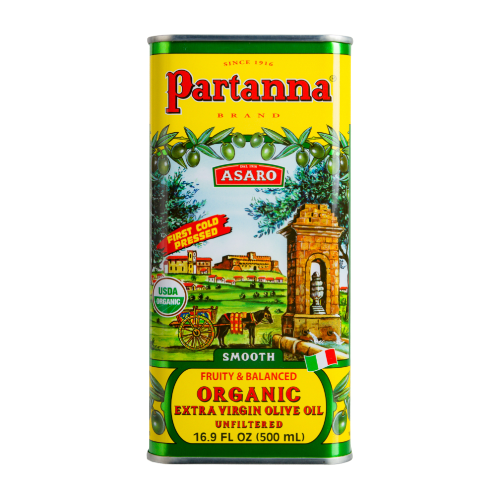 Partanna Sicilian Organic Unfiltered Extra Virgin Olive Oil