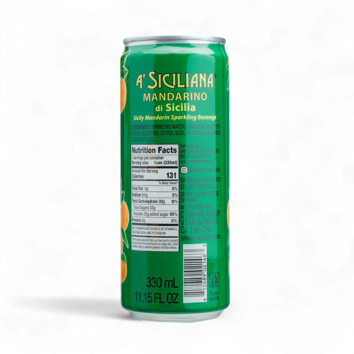 A'Siciliana Mandarino Sparkling Sicilian Beverage – Partanna Foods A'Siciliana Mandarino Sparkling Sicilian Beverage – Partanna Foods
